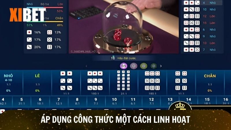 Áp dụng công thức tài xỉu linh hoạt khi chơi