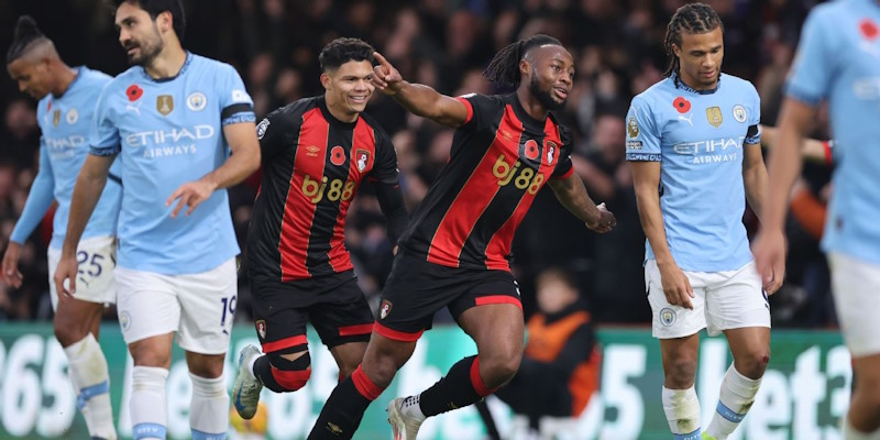 Phong độ hai đội trước trận đấu Manchester City vs Bournemouth