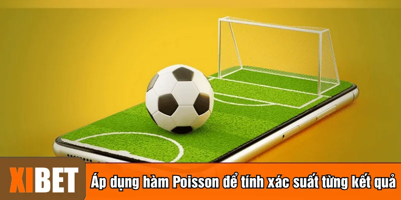 Áp dụng hàm Poisson để tính xác suất từng kết quả