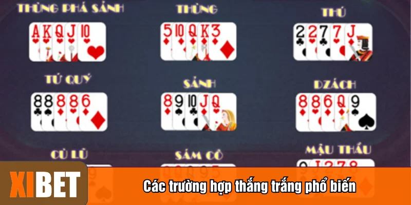 Các trường hợp thắng trắng phổ biến