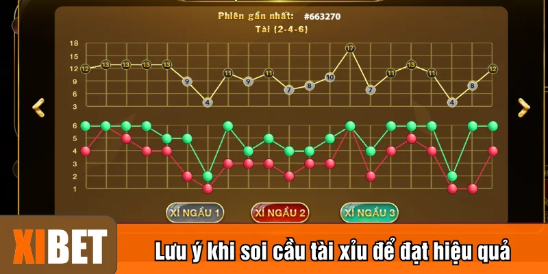 Lưu ý khi soi cầu tài xỉu để đạt hiệu quả