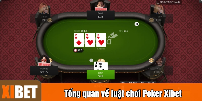 Tổng quan về luật chơi Poker Xibet